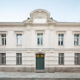 Façade du collège après travaux